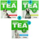 Kit 2 Coleira Contra Pulgas E Carrapatos Cães Grandes e 1 Coleira Cães Média e 1 Coleira Gatos Konig