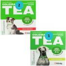 Kit 2 Coleira Contra Pulgas E Carrapatos Cães Médio Com 44cm e 2 Coleiras Cães Grandes Com 57 cm