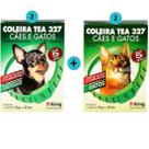 Kit 2 Coleira Contra Pulgas E Carrapatos Cães Peq. Com 33cm 2 Coleira Gatos König Com 33cm Konig