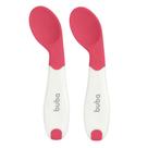 Kit 2 Colher de Treinamento Termossensível Baby Rosa BUBA