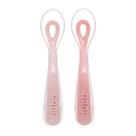 Kit 2 Colheres Bebê +6 Meses em Silicone Treino Autoalimentação Fase 2 Buba