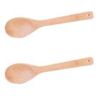 Kit 2 Colheres de Madeira Bambu 30cm - Lyor