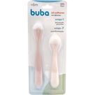 Kit 2 Colheres em Silicone Buba Fase 1 Introdução Alimentar e Fase 2 Autoalimentação