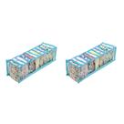 Kit 2 Colmeia Organizadora Para Guarda Roupa Dobrável Azul
