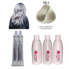 Kit 2 Coloração Cabelos Louro Acinzentado + Ox Juzy