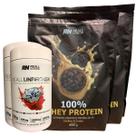 Kit 2 Combo Pré-Treino + Whey Suplemento Reall Nutrition