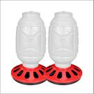 Kit 2 Comedouro 5kg 12 Furos Galinheiro Galinhas Pintinho Aves Kit 2 Comedouro 5kg 12 Furos Galinheiro Galinhas Pintinho Aves