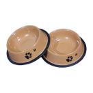 Kit 2 Comedouro e Bebedouro Tigela Patinhas Cachorro Gato Ração Kit 2 Comedouro e Bebedouro Tigela Patinhas Cachorro Gato Ração