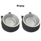 Kit 2 Comedouro ergonômico orelha gatinho 2 em 1 postura correta Kit 2 Comedouro ergonômico orelha gatinho 2 em 1 postura correta