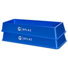 Kit 2 Comedouros para Animais 25L Azul Gplas