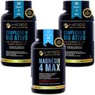 Kit 2 Complexo B Bio Ativo e 1 Complexo Magnésio 4 Max