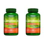 Kit 2 Complexo B Suplemento Para Disposição, Foco, Beleza 60 capsulas Herbamed