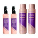 Kit 2 Condicionador 500ml + 2 Spray Leave In 230ml Voga Matizapró