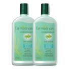 Kit 2 Condicionador Cabelo Misto 320ml Chá Verde Farmaervas