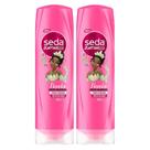 Kit 2 Condicionadores Seda Infantil Tiana Juntinhos Crespos Encantados 300ml cada