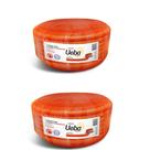 Kit 2 conduite corrugado 3/4" laranja rolo - ueba