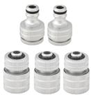 Kit 2 Conector 3/4 + 3 Engate 1/2 De Aluminio Vonder