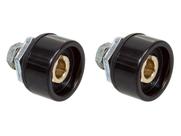 Kit - 2 Conector Engate Rápido para Inversora de Solda 9mm Fêmea - Para Painel
