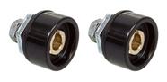Kit - 2 Conector Engate Rápido para Inversora de Solda 9mm Fêmea - Para Painel