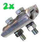 Kit 2 Conector Paralelo Bimetálico Tapit 50 à 120 para Conexão de Cabo Duplo