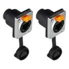 Kit 2 Conector RJ45 Fêmea Quadrado À Prova D'Água Para Painel De LED Outdoor SK-RJP3 Skypix Kit 2 Conector RJ45 Fêmea Quadrado À Prova D'Água Para Painel De LED Outdoor SK-RJP3 Skypix