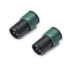Kit 2 conector santo angelo xlr linha macho low profile lp3m Kit 2 conector santo angelo xlr linha macho low profile lp3m