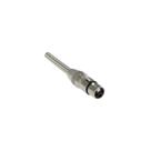 Kit 2 Conectores Canon Xlr Fêmea Com Mola
