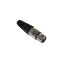 Kit 2 Conectores Canon Xlr Fêmea Tipo Neutrik