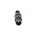 Kit 2 Conectores Canon Xlr Fêmea Verde