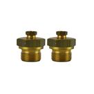Kit 2 Conexão Deslizante 4Mm Latão Utilizada Termômetro Bimetal T-08854.0001 Instrutherm
