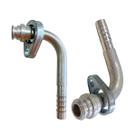 Kit 2 Conexões 90 Graus 8 10mm Radial Block Fitting Alumínio