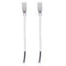 Kit 2 Conexões Completa Plug Fita 3535 110V 220V Ip65 Gaya