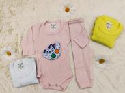 Kit 2 conjunto body Feminino canelado Sortido,cores sortidas