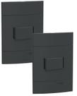 Kit 2 conjunto de interruptores simples cor grafite 10a 250v schneider Kit 2 conjunto de interruptores simples cor grafite 10a 250v schneider