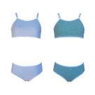 Kit 2 Conjunto Sutiã e calcinha Juvenil Algodão Tamanho:GCor:Variados