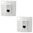 Kit 2 Conjunto Tomada Rede Rj45 Cat5e 8 Fios Pial Legrand