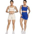 KIT 2 Conjunto Top Alça Grossa e Short Smart WLS Modas Alta Compressão Academia Moda Fitness