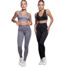 KIT 2 Conjunto Top Bojo Costa Cruzada e Calça Suplex Bella Fiore Roupa Para Academia Moda Fitness KIT 2 Conjunto Top Bojo Costa Cruzada e Calça Suplex Bella Fiore Roupa Para Academia Moda Fitness