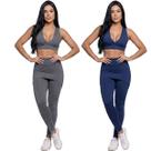 KIT 2 Conjunto Top Bojo e Calça Saia Bella Fiore Tapa Bumbum Roupa Para Academia Fitness Musculação Tamanho:GCor:Cinza+ KIT 2 Conjunto Top Bojo e Calça Saia Bella Fiore Tapa Bumbum Roupa Para Academia Fitness Musculação Tamanho:GCor:Cinza+