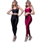 KIT 2 Conjunto Top e Calça New Zig 3D Fitness WLS Modas Alta Compressão Academia Moda Feminina