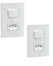 kIT 2 CONJUNTOS DE INTERRUPTORES+TOMADA 10A 250V SCHNEIDER kIT 2 CONJUNTOS DE INTERRUPTORES+TOMADA 10A 250V SCHNEIDER