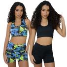 Kit 2 conjuntos femininos academia moda fitness
