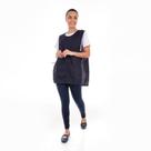 Kit 2 Conjuntos Legging Camiseta e Bata Faxineira Copeira Babá Doméstica Arrumadeira