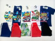Kit 2 conjuntos menino verão
