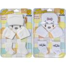Kit 2 Conjuntos Touca Luva e Meia Bebê Recém-Nascido Enxoval Menina Kit 2 Conjuntos Touca Luva e Meia Bebê Recém-Nascido Enxoval Menina