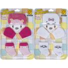 Kit 2 Conjuntos Touca Luva e Meia Bebê Recém-Nascido Enxoval Menina Kit 2 Conjuntos Touca Luva e Meia Bebê Recém-Nascido Enxoval Menina