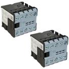 Kit 2 Contator Mini 6a Weg 2 Na + 2 NF 220v CAW04-22-00V25