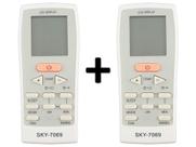 Kit 2 Controle Remoto Ar Condicionado York
