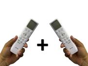 kit 2 Controle Remoto Compativel Ar Condicionado Tcl Inverter Quente /frio