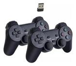 Kit 2 Controles Joystick sem fio Retrô Compatível Pc / Tv / Notebook